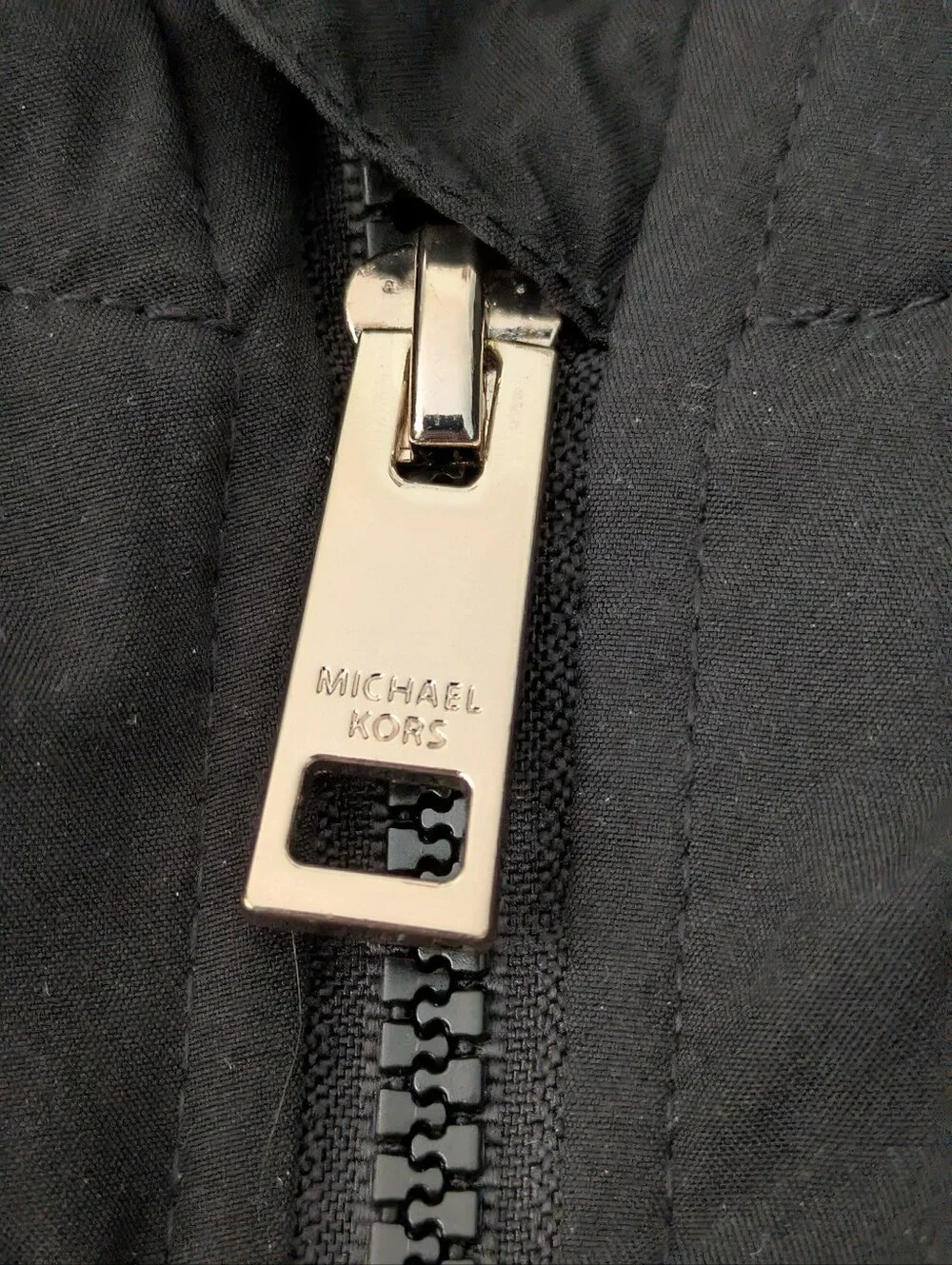 Michael Kors Black Hooded Utility Jacket XS
